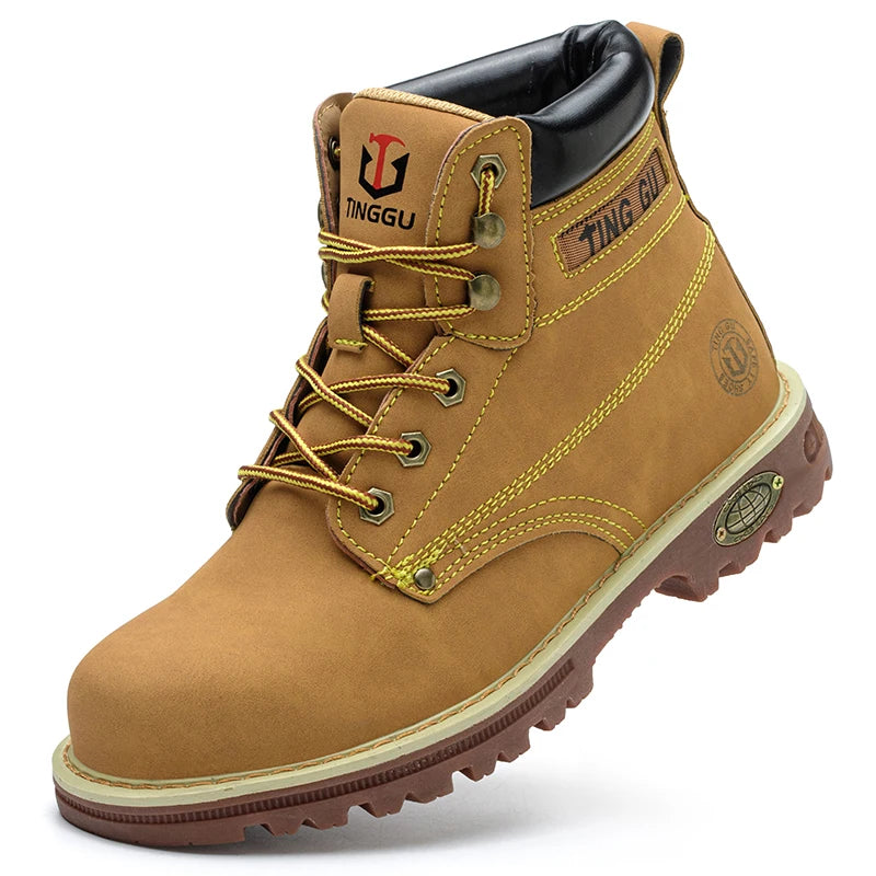 Waterproof Non-slip Boots - Leather Suede with anti-smash