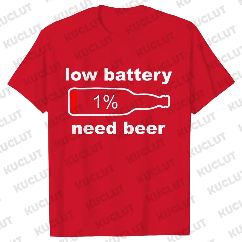 Unisex Street Wear Beer T-shirts - Multiple Options