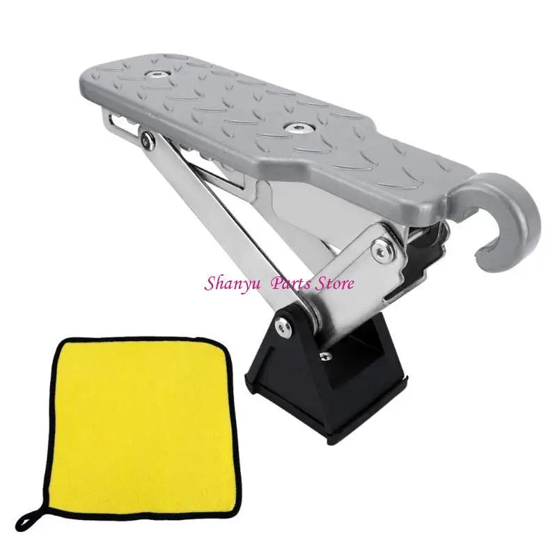 Foldable Car Door Step for Roof Access - 7 Adjustable Positions.