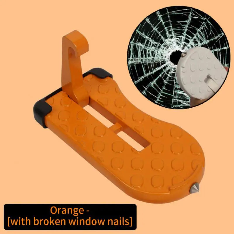 Car Door Step Safety Hammer Universal Auto Roof Rack Step. Designed for Suzuki Jimny but fits all SUV.