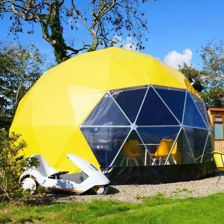 RUIDONG - Waterproof PVC Dome tent. Quick to install.