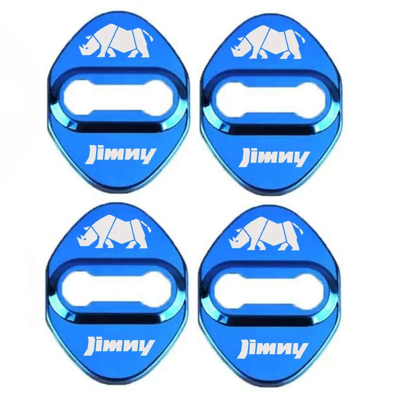 Car Door Lock Anti-rust Cover Badge Decoration for Suzuki Jimny JB64 JB64W JB74 JB74W 2018-2022 Protection Stickers Accessories