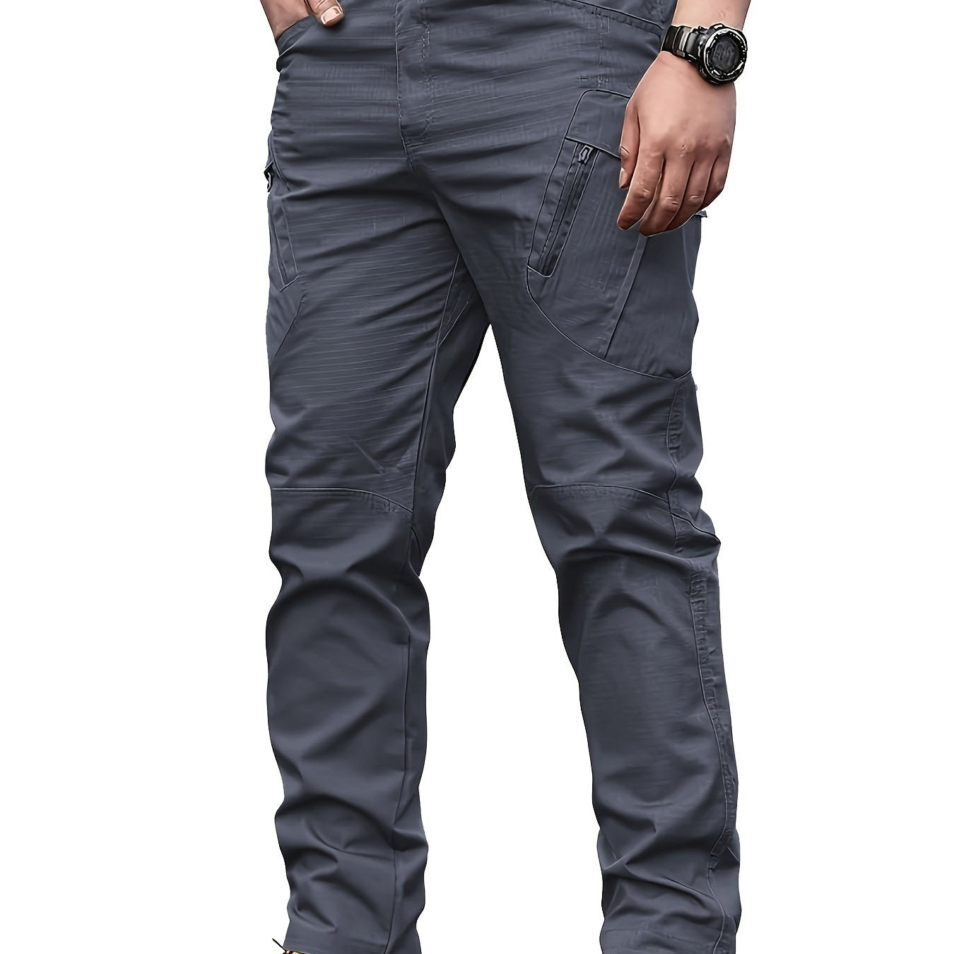 Men's Tactical and Outdoor Military Pants Without Belt.