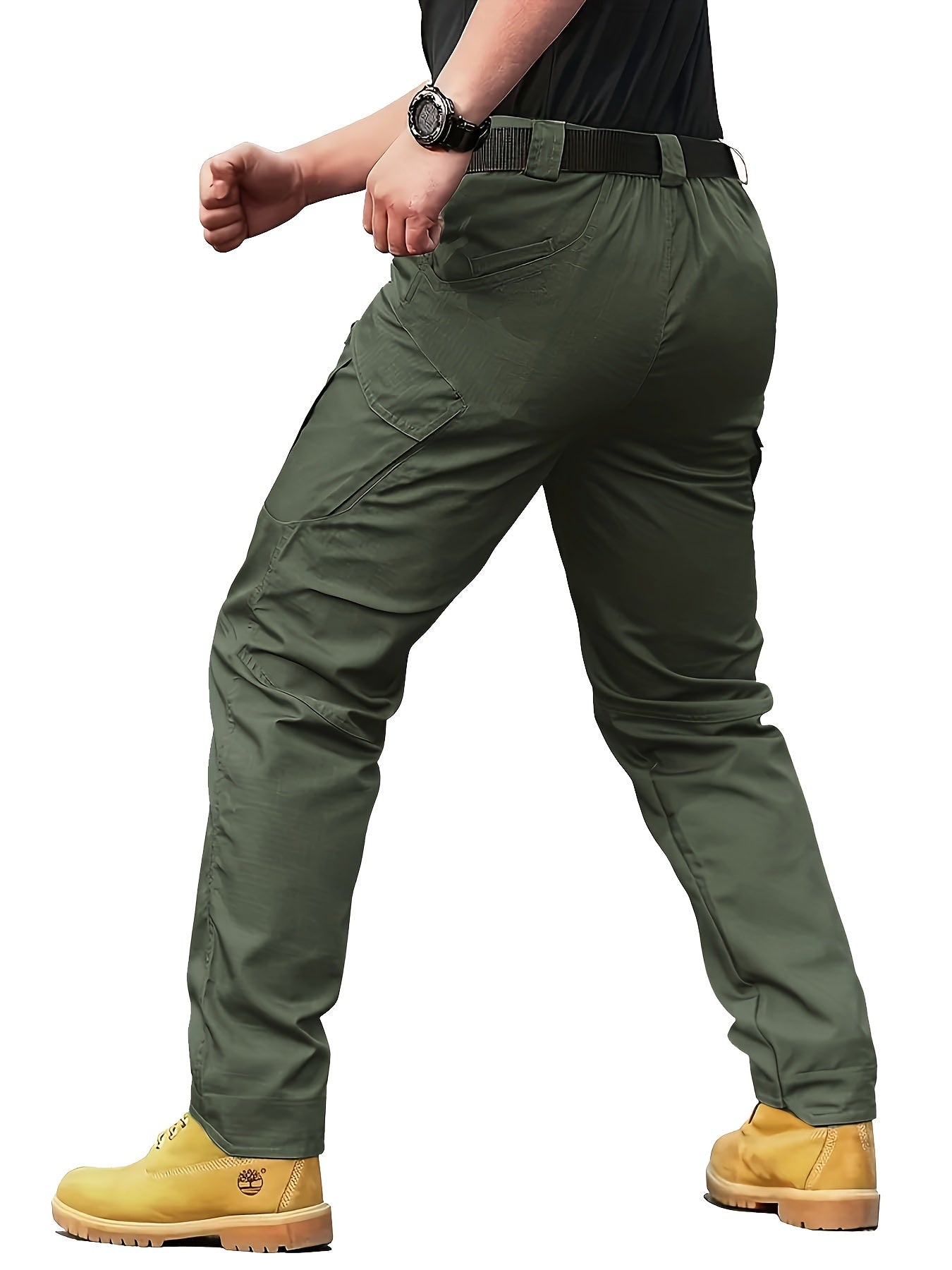 Men's Tactical and Outdoor Military Pants Without Belt.