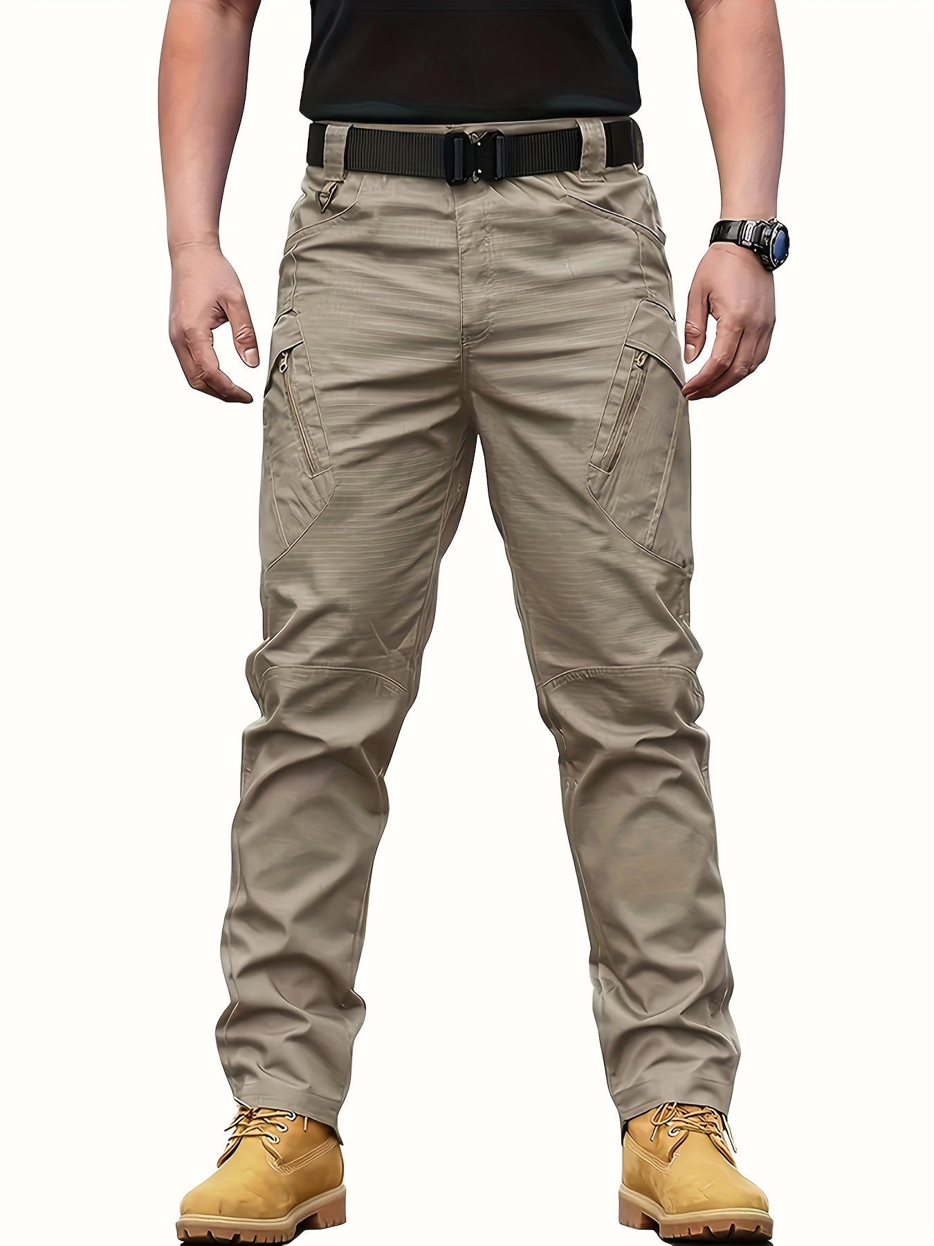 Men's Tactical and Outdoor Military Pants Without Belt.