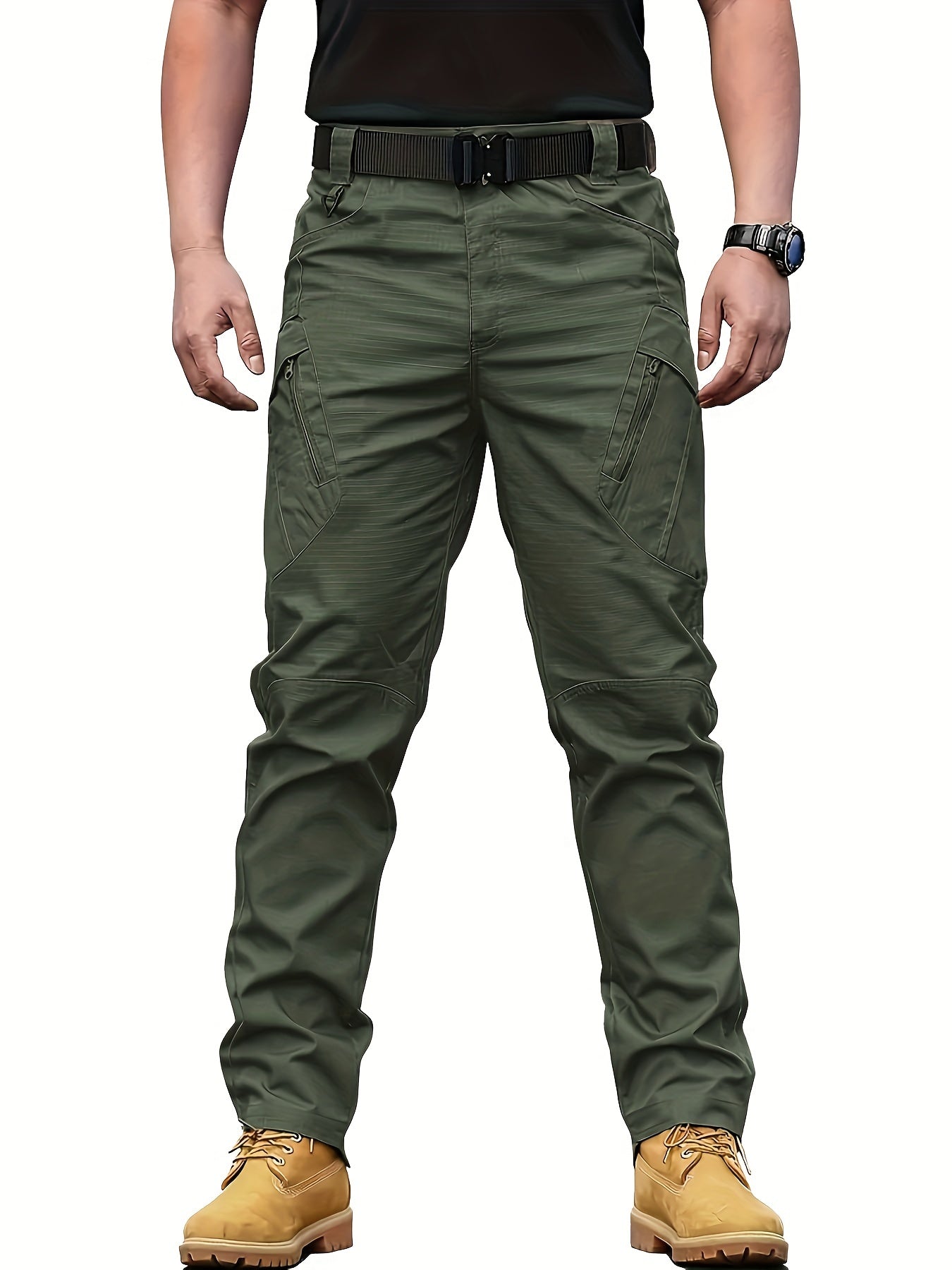 Men's Tactical and Outdoor Military Pants Without Belt.