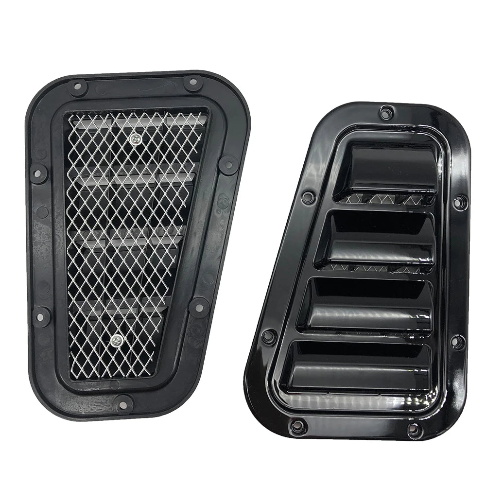 Car Side Front Engine Hood Bonnet Vents Cover For Land Rover, Land Cruiser and Ford Raptor.
