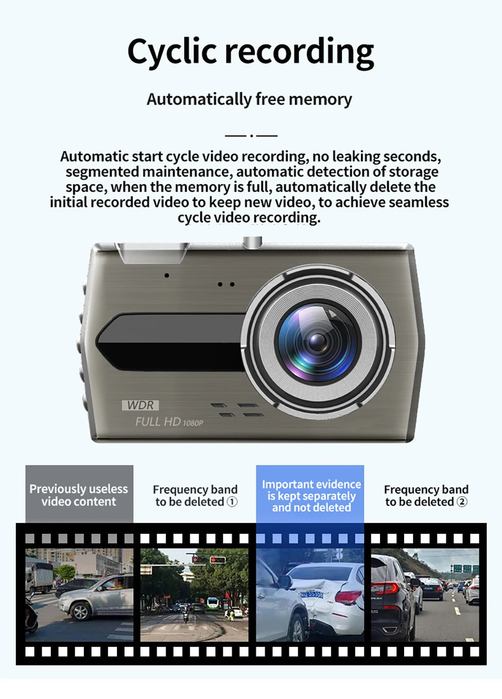 Dash Cam WiFi GPS Car DVR HD 1080P Drive Video Recorder Black Box Dashcam Night Vision Vehicle Camera Car Accessories Registrar