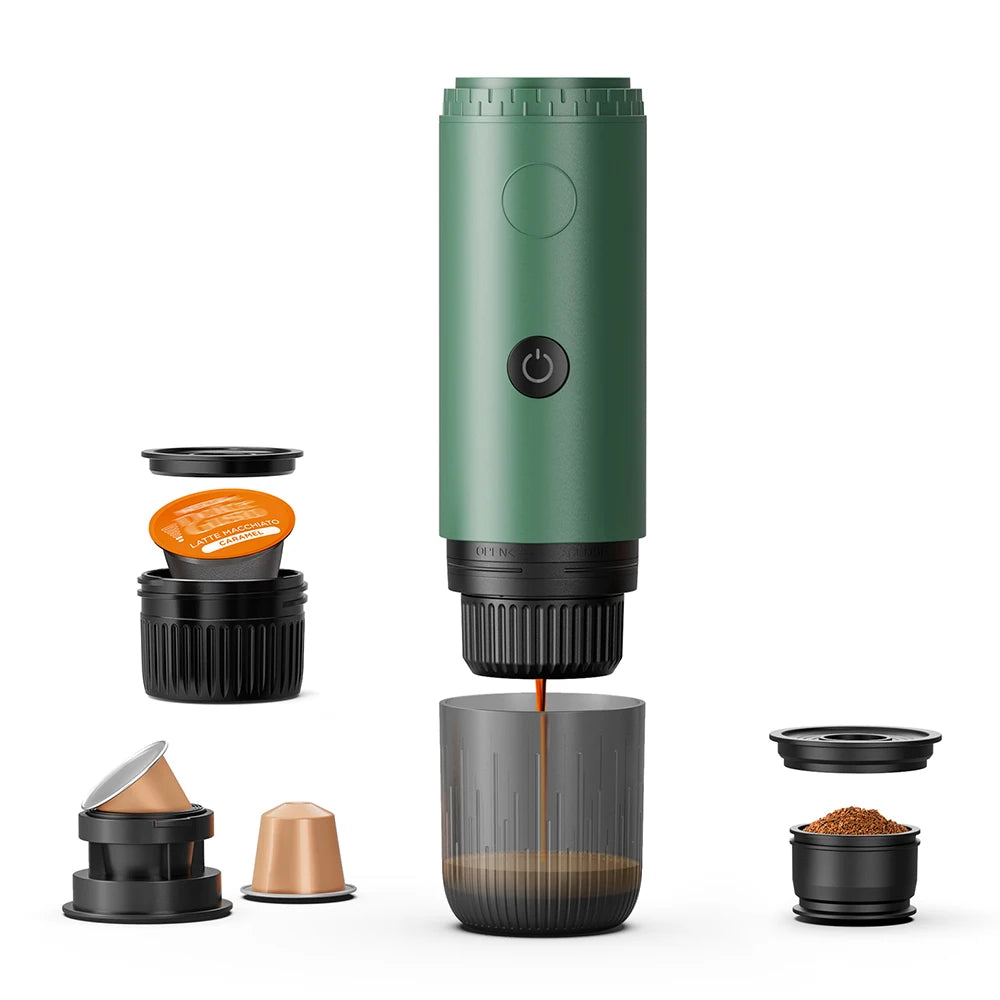 Capadeli Portable Espresso/Nespresso/Dolce Gusto, Italian Design Coffee Machine.