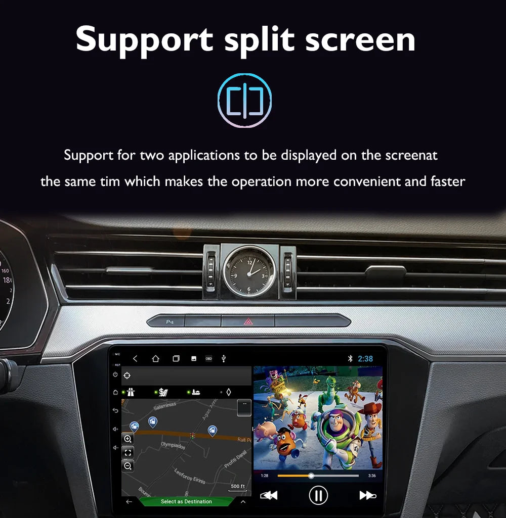 Android 15 Car Radio For VW Volkswagen Caravelle 6 T6 2015 - 2020 4G QLED