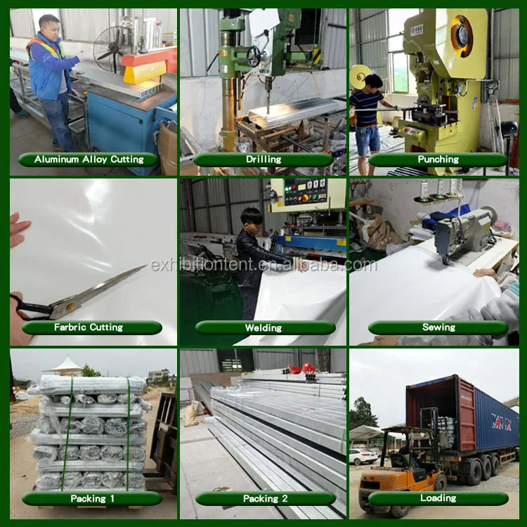 RUIDONG - Waterproof PVC Dome tent. Quick to install.