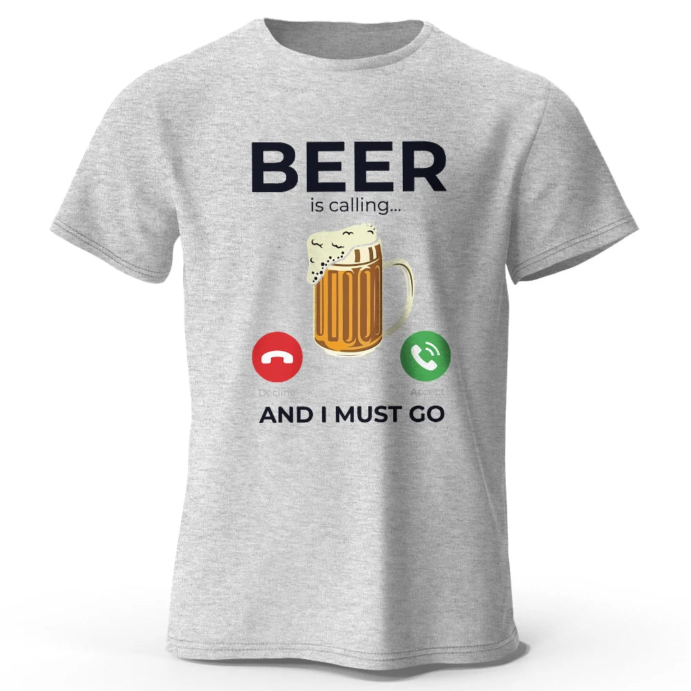 "Beer Is Calling I Must Go" DTF TShirt