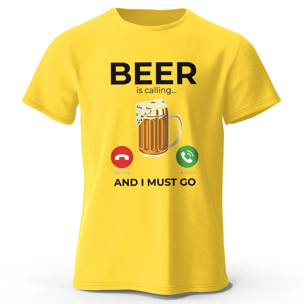 "Beer Is Calling I Must Go" DTF TShirt