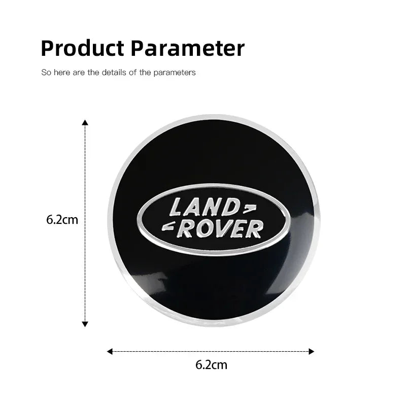 Land Rover Hub Cap Car Logo Center Cap High Quality Accessories For Land Rover Range Rover Evoque Velar