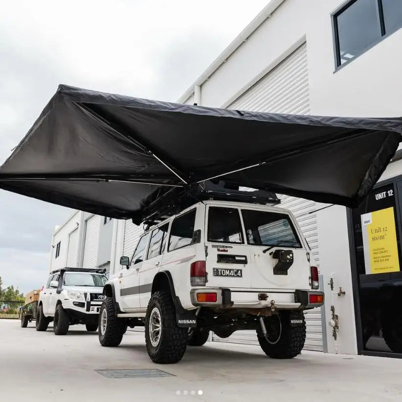 270 Degree Car Awning Tent,With LED Light,Waterproof.