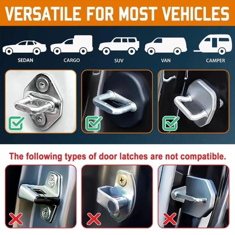 Foldable Car Door Step for Roof Access - 7 Adjustable Positions.
