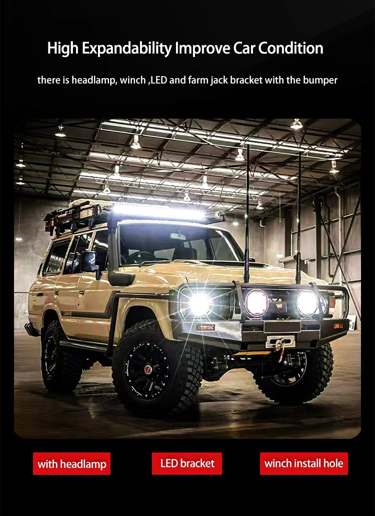 Auto Bumpers For Jimny 2018+ Car Front Bumper Steel Material With Body Kits Bull Bar