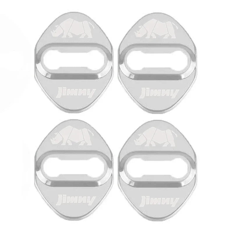 Car Door Lock Anti-rust Cover Badge Decoration for Suzuki Jimny JB64 JB64W JB74 JB74W 2018-2022 Protection Stickers Accessories