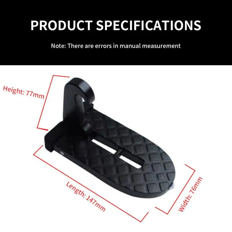 Car Door Step Safety Hammer Universal Auto Roof Rack Step. Designed for Suzuki Jimny but fits all SUV.