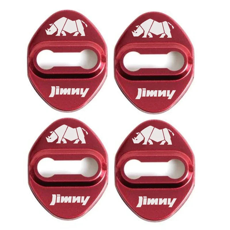 Car Door Lock Anti-rust Cover Badge Decoration for Suzuki Jimny JB64 JB64W JB74 JB74W 2018-2022 Protection Stickers Accessories