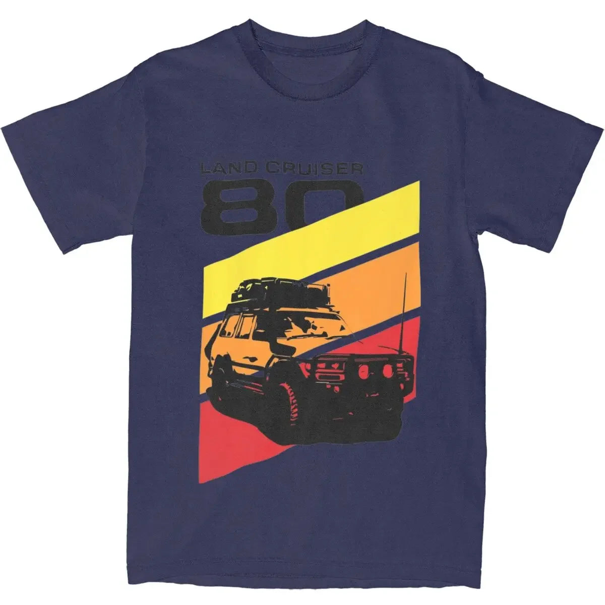 Original Limited Edition Land Cruiser 80 Off Road Tee Shirt Short Sleeve