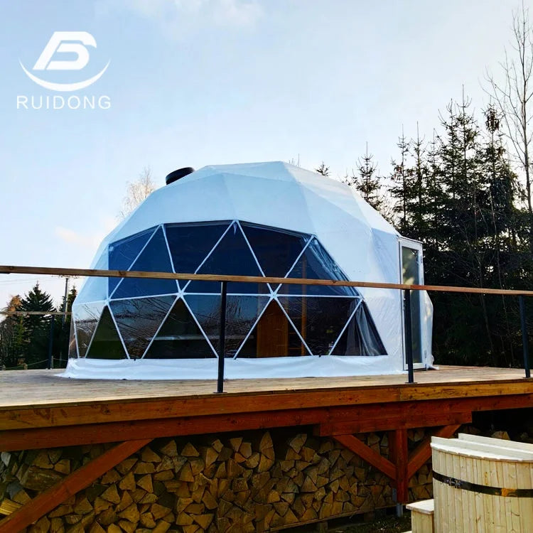 RUIDONG - Waterproof PVC Dome tent. Quick to install.