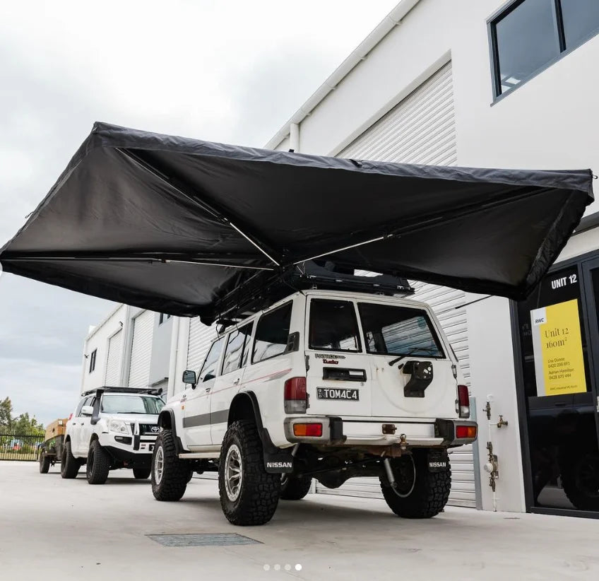 270 Degree Car Awning Tent,With LED Light,Waterproof.