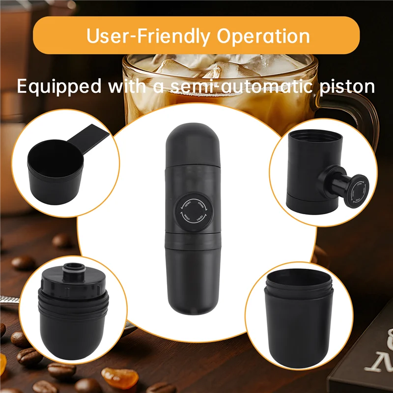 A52Q-Portable Coffee Machine 70ML Espresso