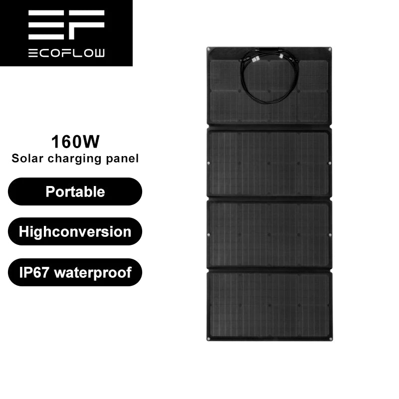 ECOFLOW 160W Solar Panel For Ecoflow.