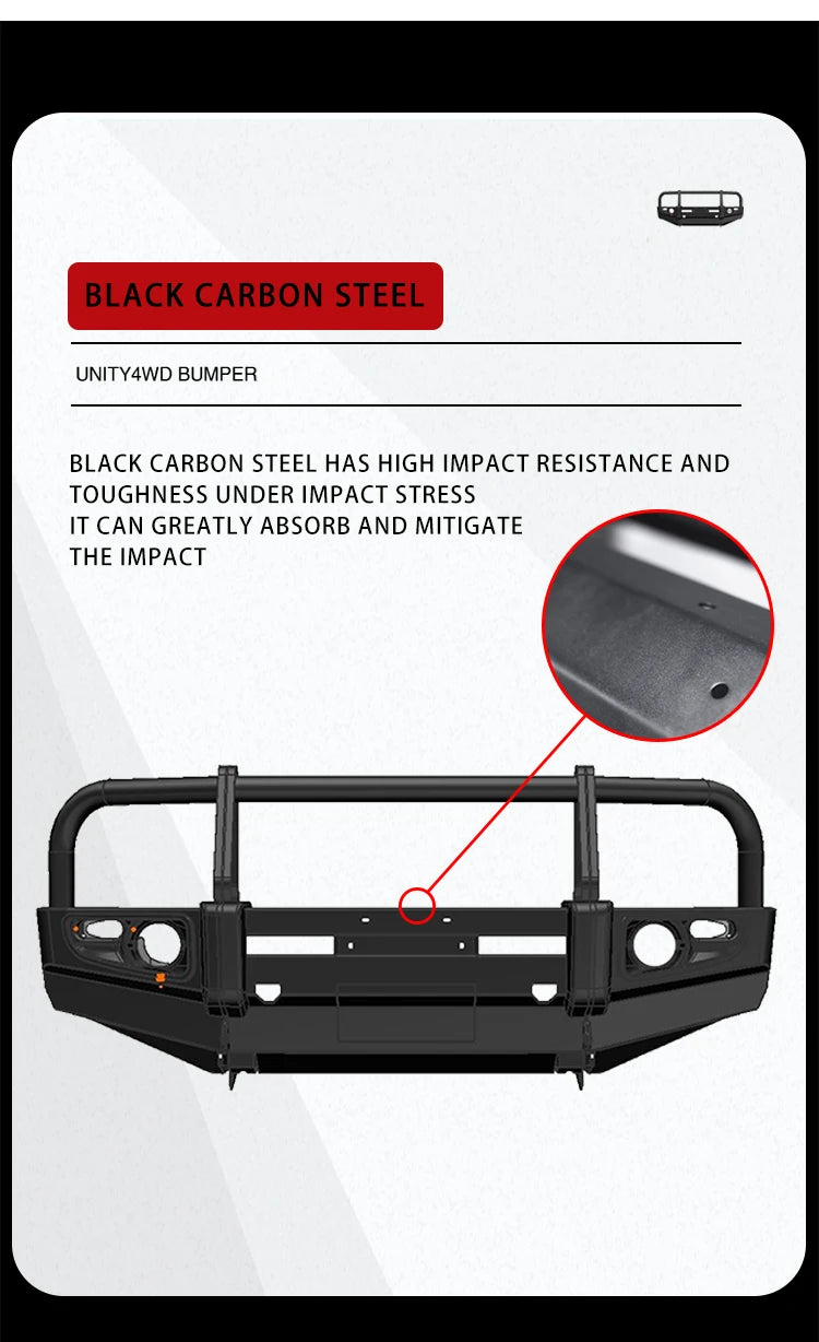 Auto Bumpers For Jimny 2018+ Car Front Bumper Steel Material With Body Kits Bull Bar