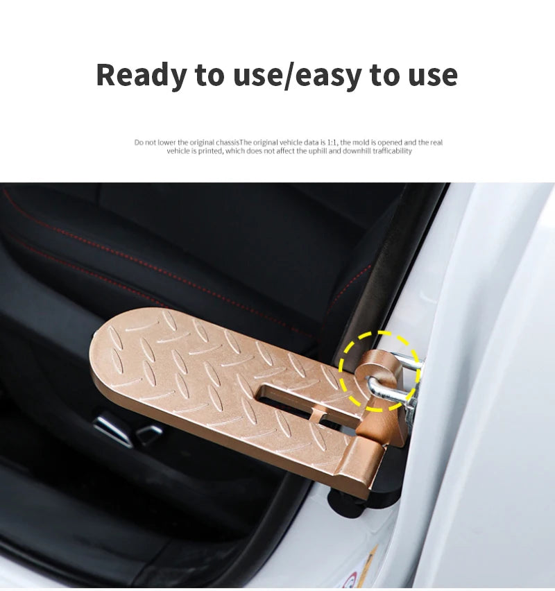 Car Door Step Safety Hammer Universal Auto Roof Rack Step. Designed for Suzuki Jimny but fits all SUV.