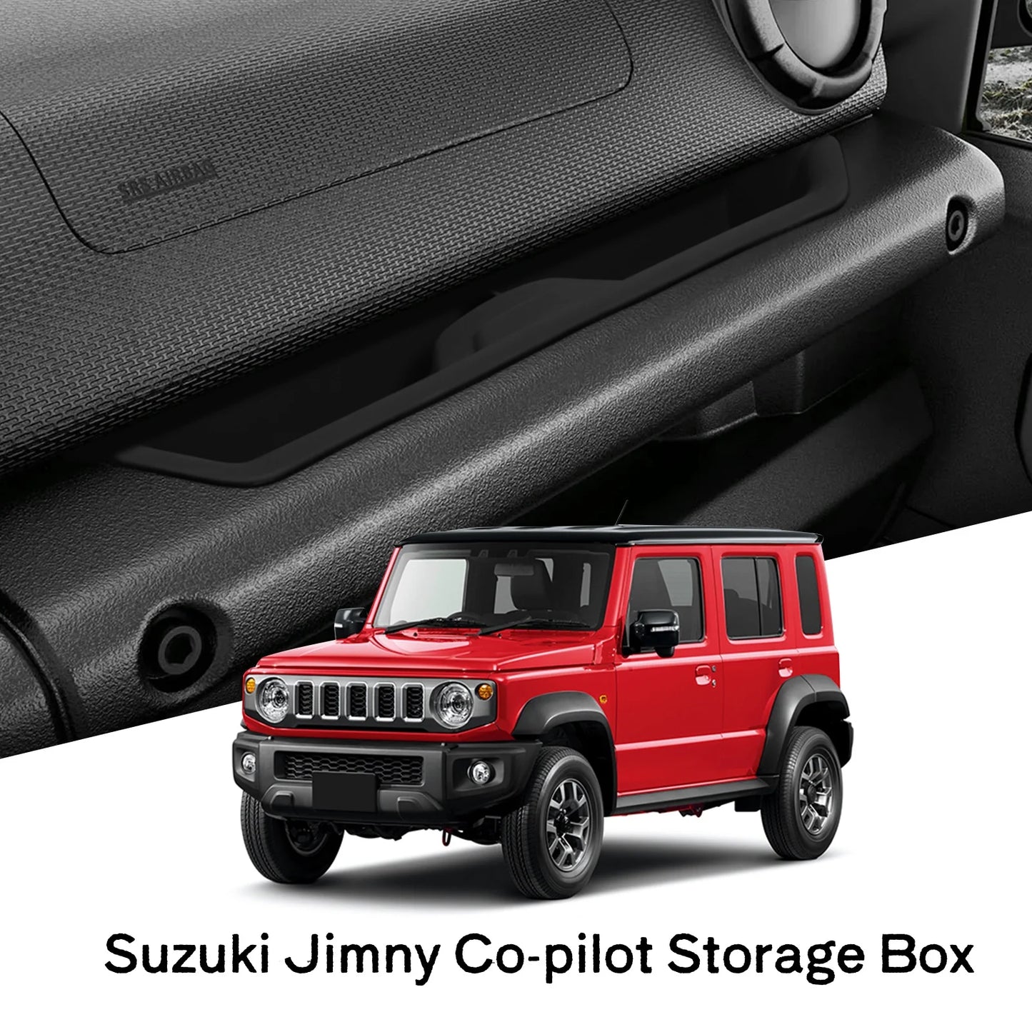 Suzuki Jimny 2024 2025 Co-pilot Handle Storage Box