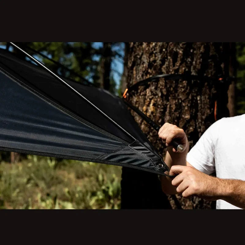 Universal Car Side Canopy Awning Aluminum 270*240cm Rear Tarp