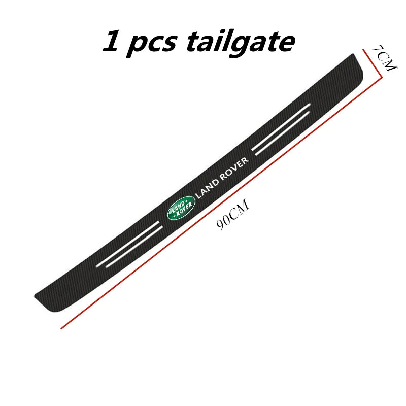 Car Carbon Fibre 3D Door Strip. Luminous Fluorescent.