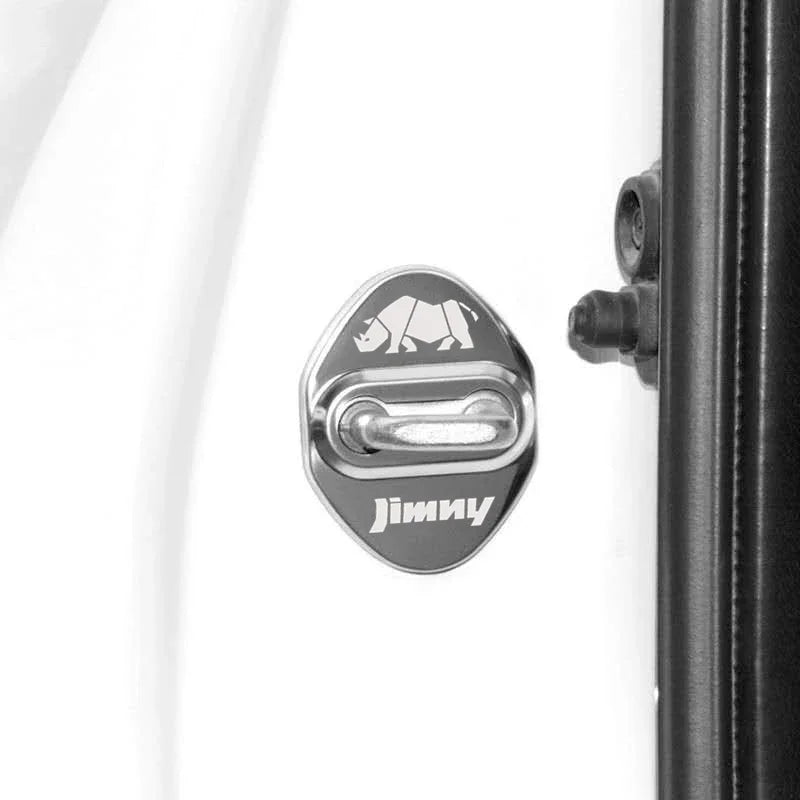 Car Door Lock Anti-rust Cover Badge Decoration for Suzuki Jimny JB64 JB64W JB74 JB74W 2018-2022 Protection Stickers Accessories