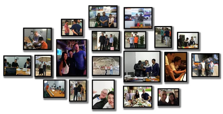 RUIDONG - Waterproof PVC Dome tent. Quick to install.