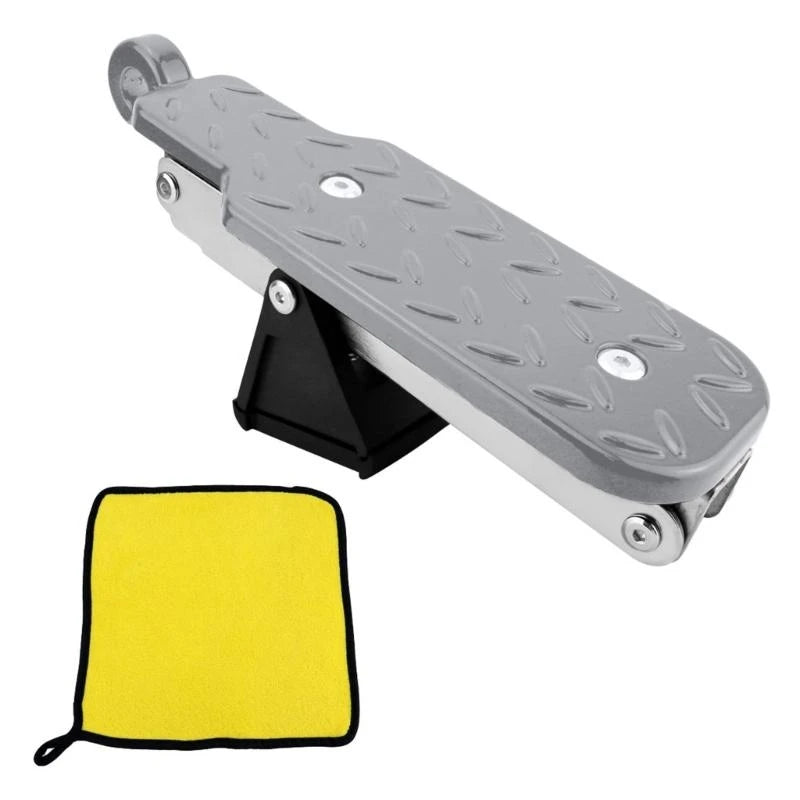 Foldable Car Door Step for Roof Access - 7 Adjustable Positions.