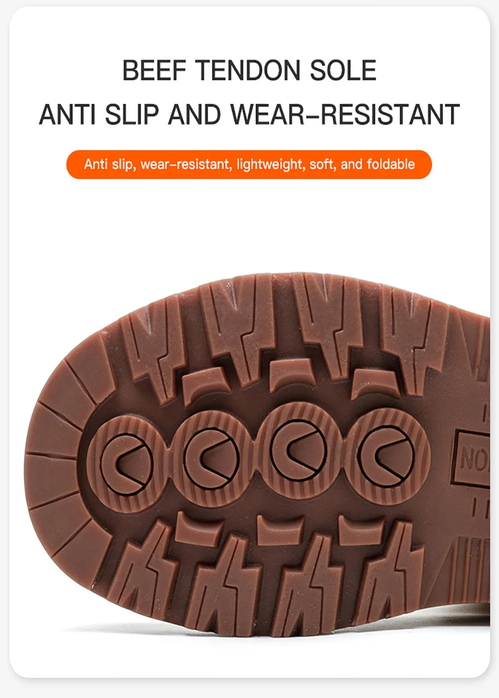 Waterproof Non-slip Boots - Leather Suede with anti-smash