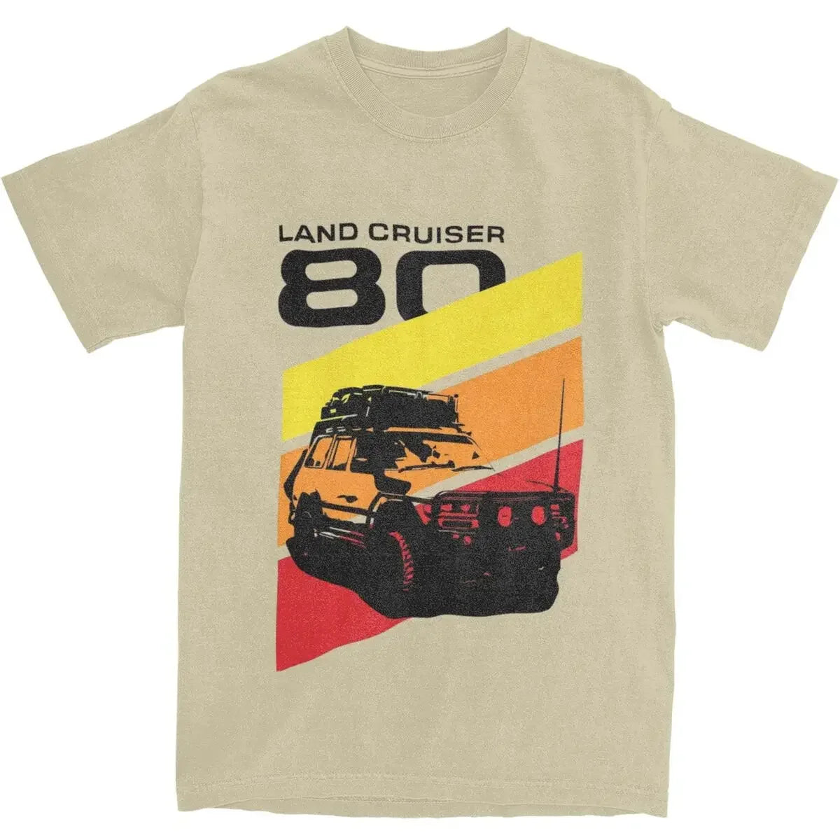Original Limited Edition Land Cruiser 80 Off Road Tee Shirt Short Sleeve
