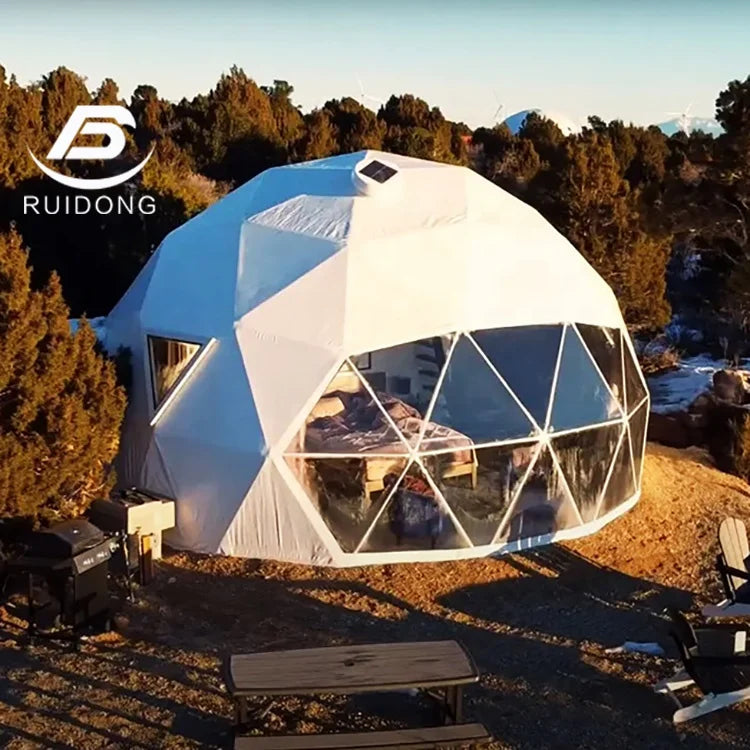 RUIDONG - Waterproof PVC Dome tent. Quick to install.