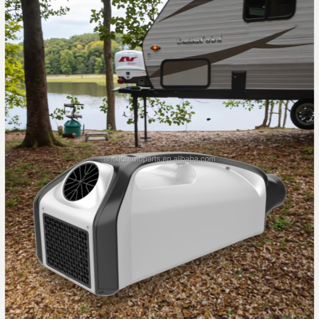Camping Air Conditioner 2550BTU DC 24V AC100-240V ECO/MAX