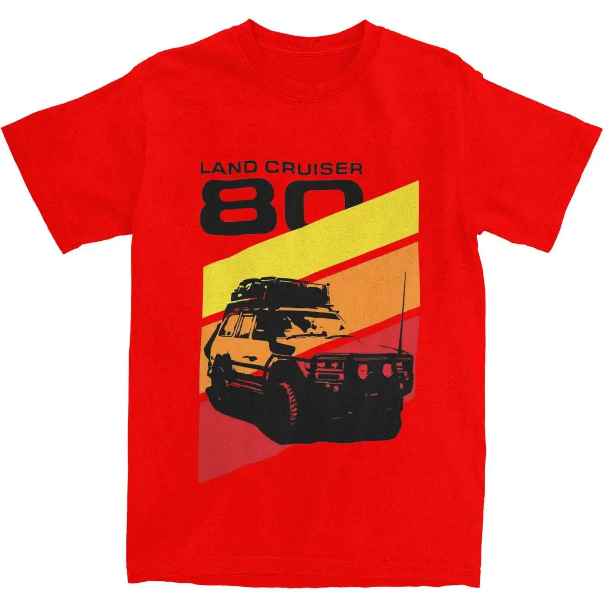 Original Limited Edition Land Cruiser 80 Off Road Tee Shirt Short Sleeve