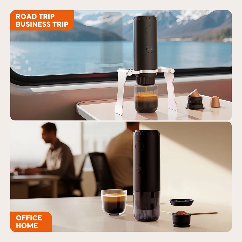 Capadeli Portable Espresso/Nespresso/Dolce Gusto, Italian Design Coffee Machine.