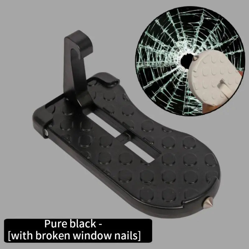 Car Door Step Safety Hammer Universal Auto Roof Rack Step. Designed for Suzuki Jimny but fits all SUV.