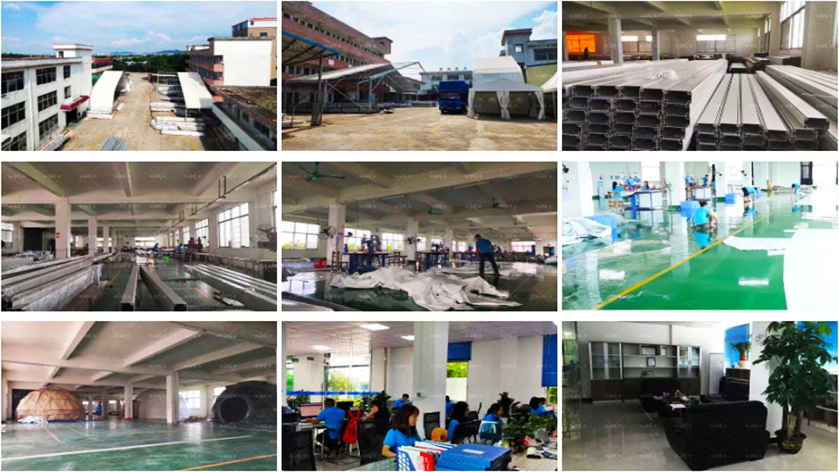 RUIDONG - Waterproof PVC Dome tent. Quick to install.