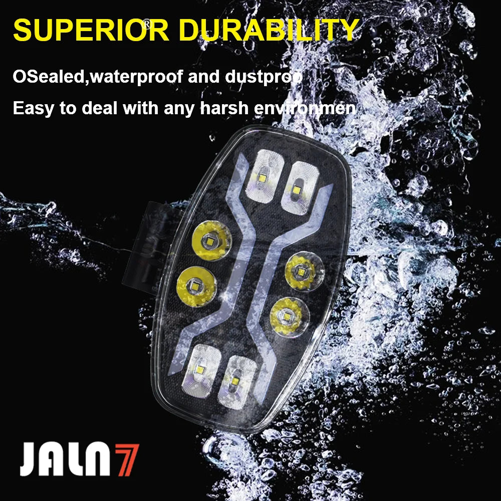 JALVN7 LED Driving Spotlight t DRL Yellow/White 100W 22000LM