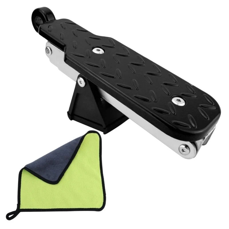 Foldable Car Door Step for Roof Access - 7 Adjustable Positions.