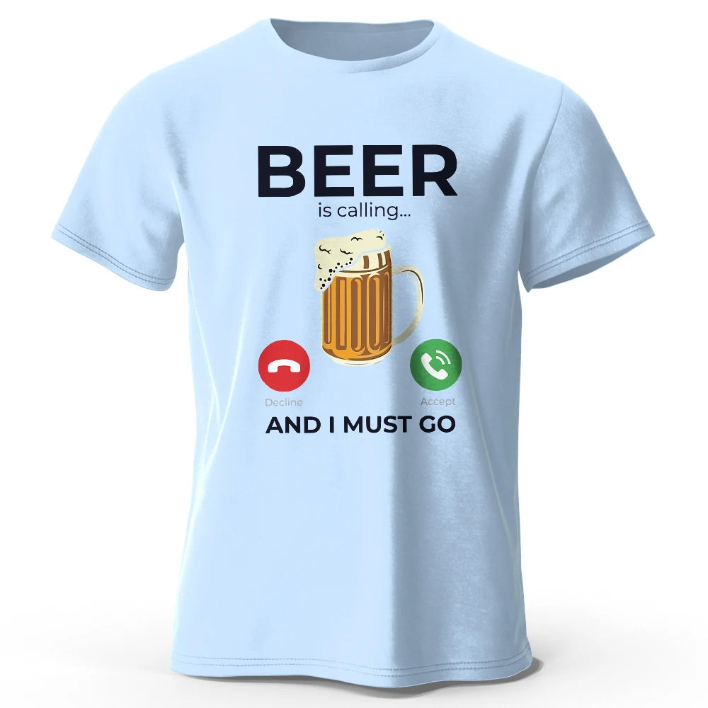 "Beer Is Calling I Must Go" DTF TShirt
