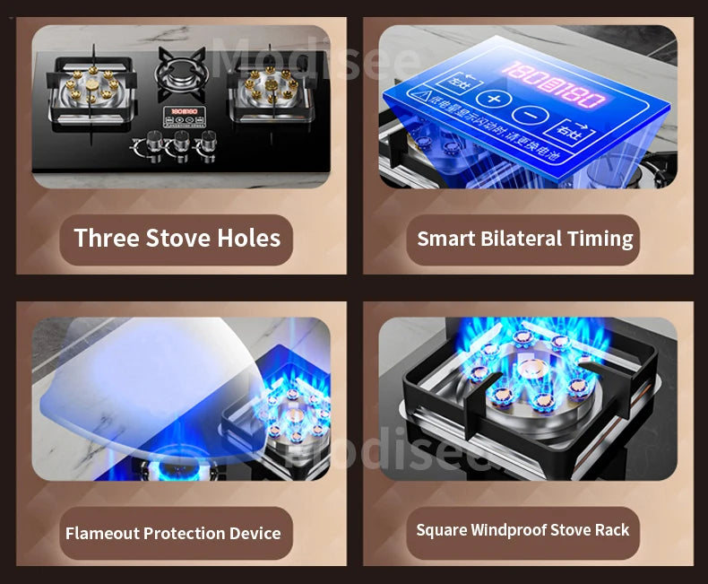 Sincas 3 Burners Gas Stove for Home, Caravan and now embedded in 4x4 drawer's systems.
