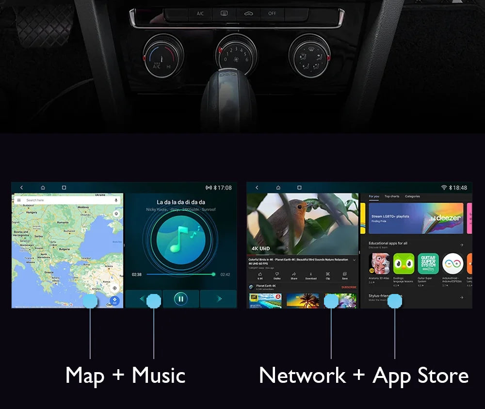 Android 15 Car Radio For VW Volkswagen Caravelle 6 T6 2015 - 2020 4G QLED